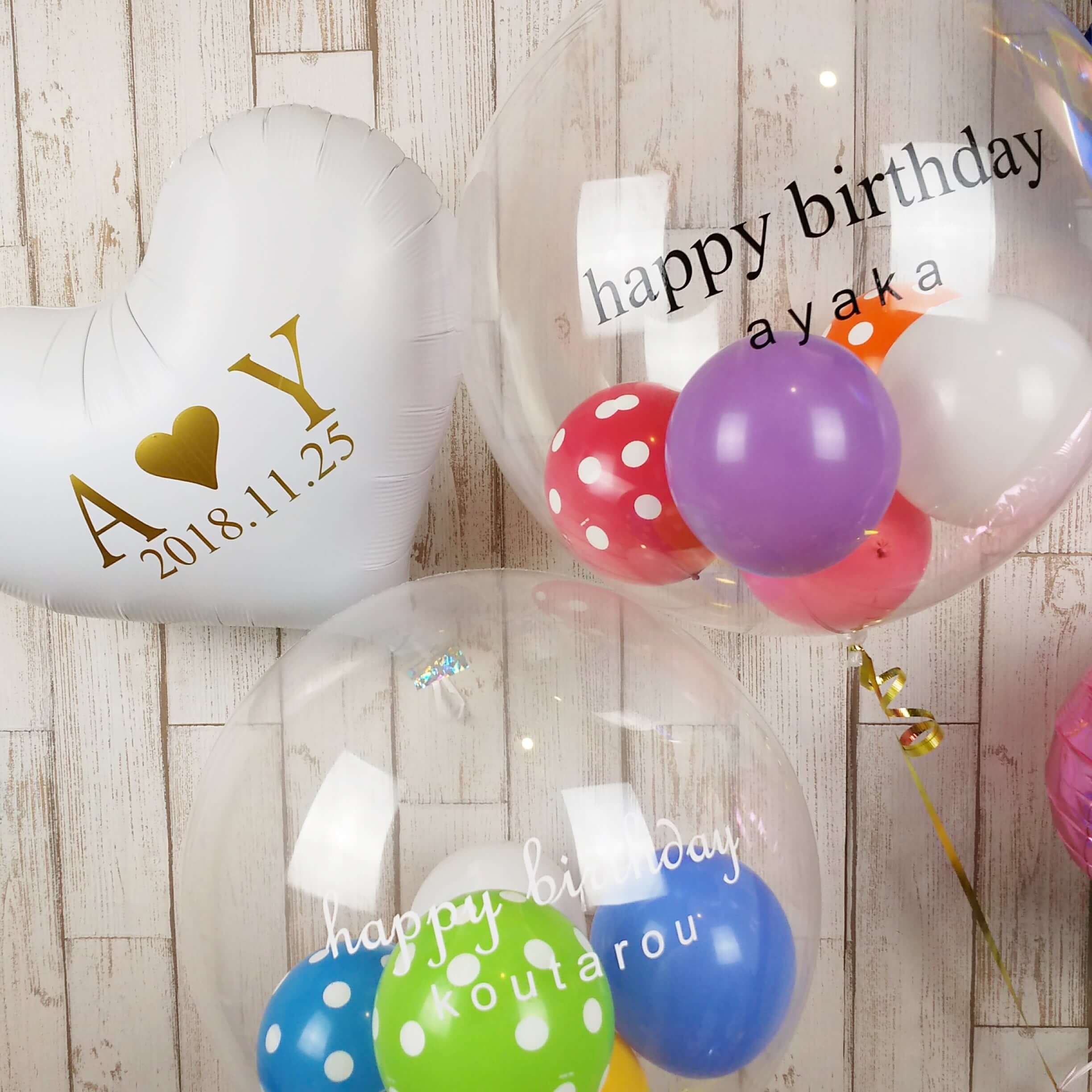 バルーン文字入れ バルーンギフト アース 大阪店 店長にご相談を 送料無料の贈り物